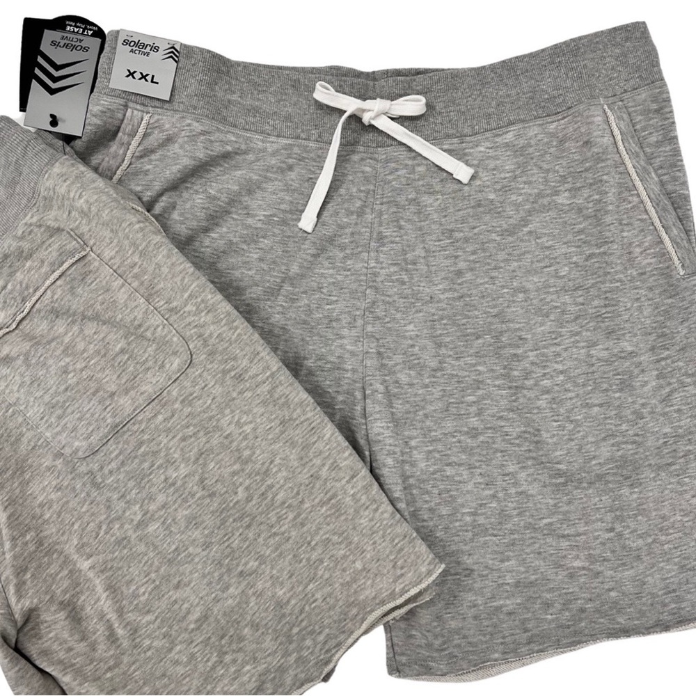 NWT $50 Men’s Solaris Active XXL Raw Edge Reflective Shorts